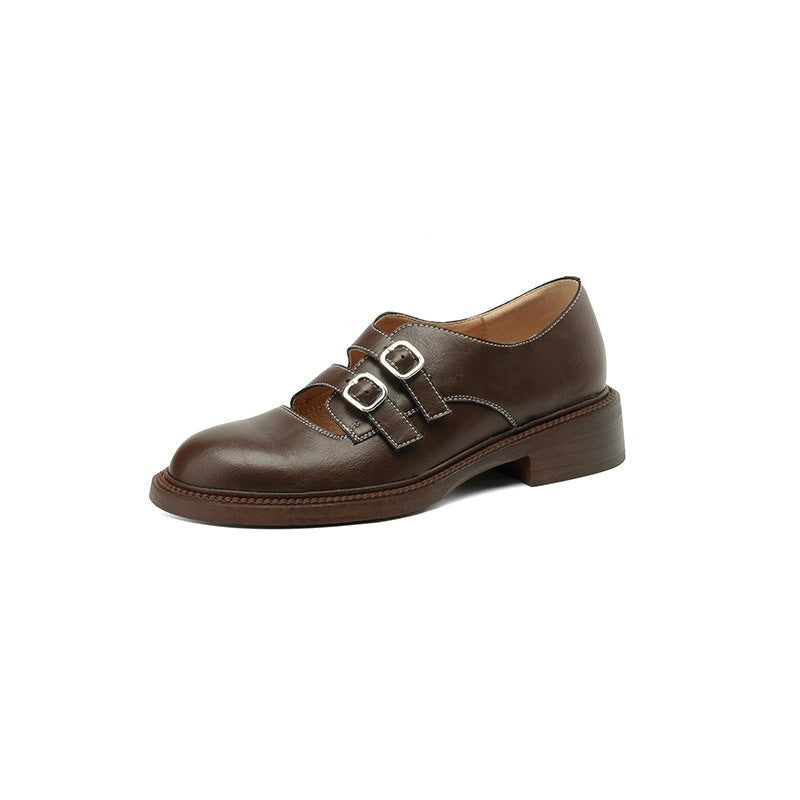 dwarves2441-1 Oxfords &amp; Tie 5 Coffee