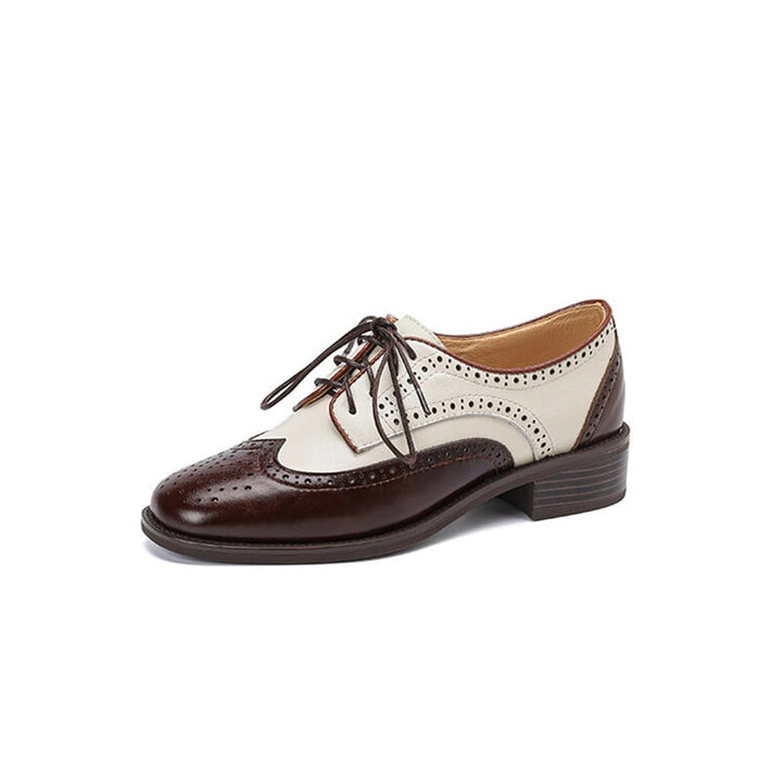 dwarves2444-1 Oxfords &amp; Tie 5 Brown