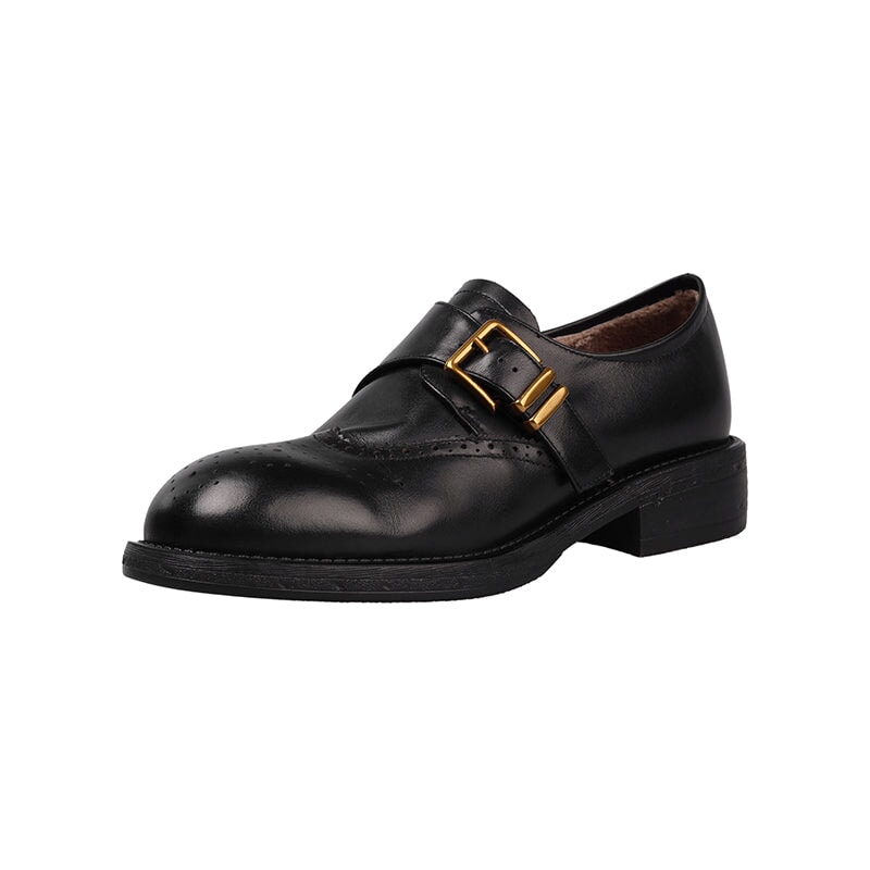 dwarves2463-1 Oxfords &amp; Tie 4.5 Black Short Plush