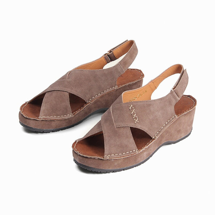 dwarves2541-2 Sandals 5.5 Khaki Gray