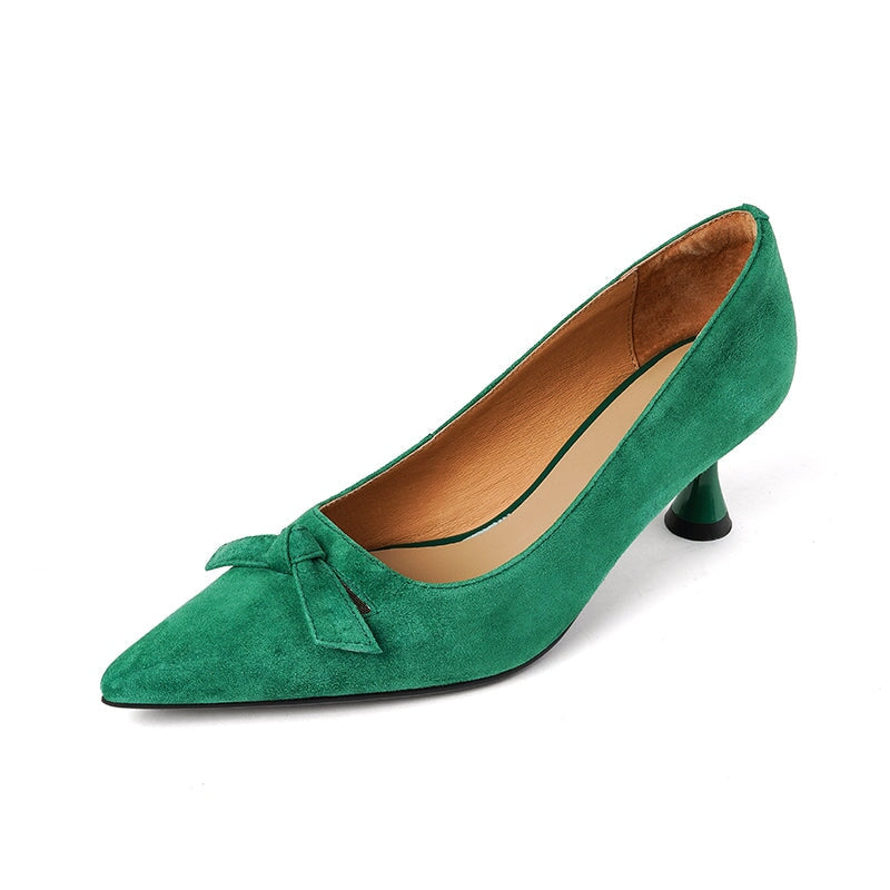 dwarves2573-1 Pumps 5 Dark Green