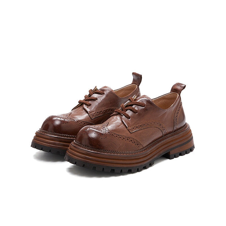 dwarves2587-1 Oxfords &amp; Tie 5.5 Brown