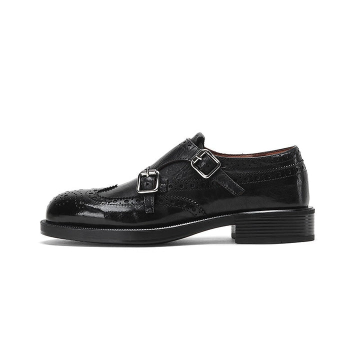 dwarves2600-2 Oxfords &amp; Tie 5 Black