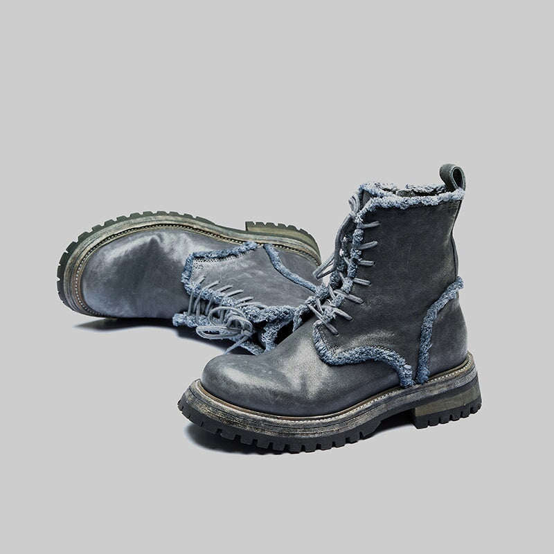 dwarves2603-30 Boots 5.5 Dark Grey