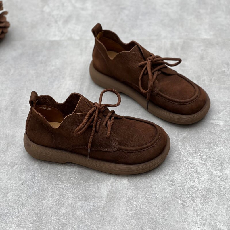 dwarves2659-1 Oxfords &amp; Tie 5.5 Coffee