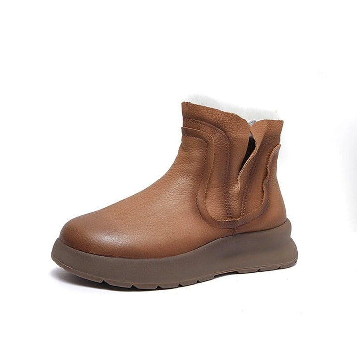 dwarves2666-1 Boots 5.5 Caramel Shearling Lined