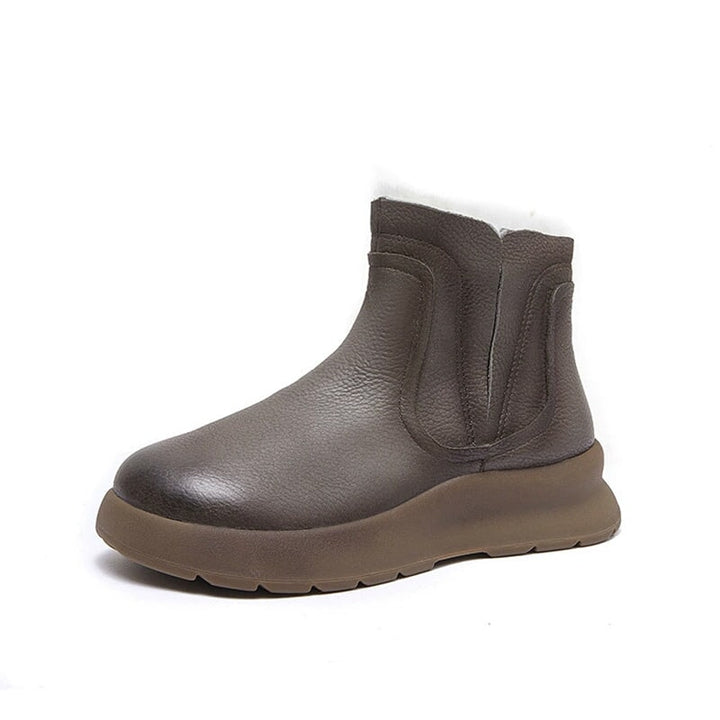 dwarves2666-2 Boots 5.5 Grey Shearling Lined