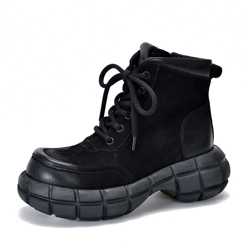 dwarves2684-2 Boots 5.5 Black Short Plush Lined