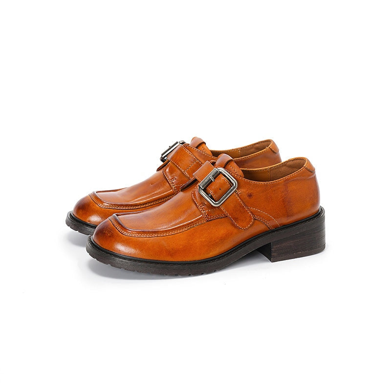 dwarves2711-1 Loafers 5.5 Camel