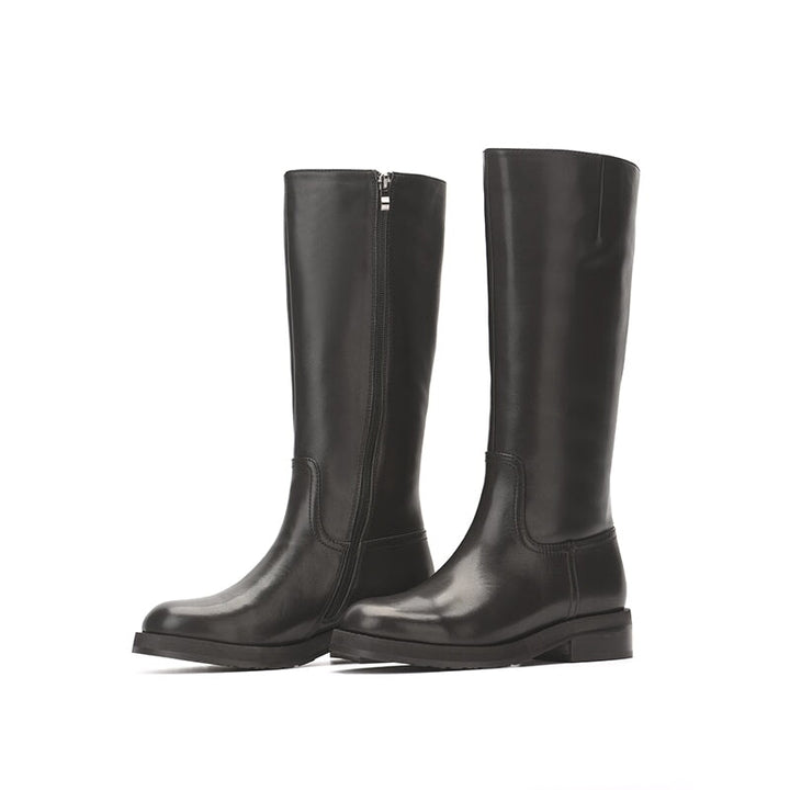 dwarves2738-1 Boots 7 Black Short Plush