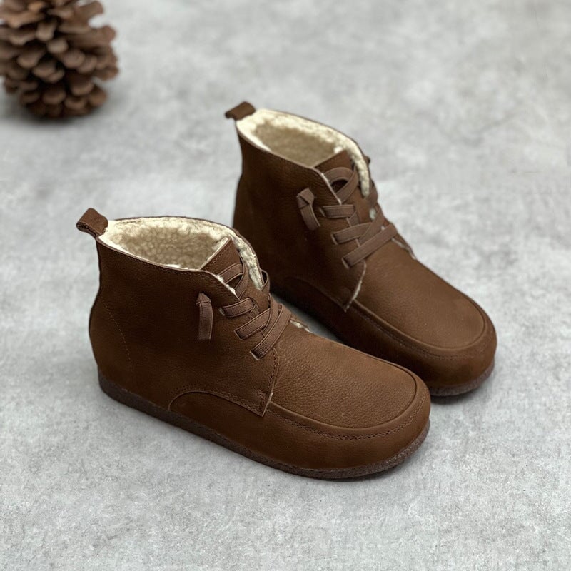dwarves2749-1 Boots 5.5 Coffee Short Plush