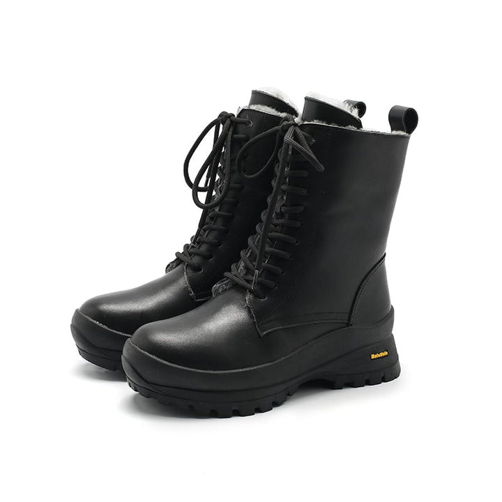 dwarves2756-4 Boots 5.5 Black Shearling Lined