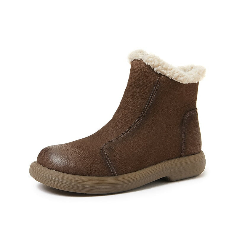 dwarves2773-1 Boots 5.5 Coffee Short Plush