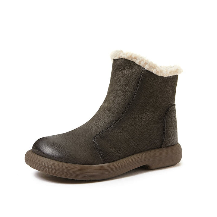 dwarves2773-2 Boots 5.5 Gray Short Plush