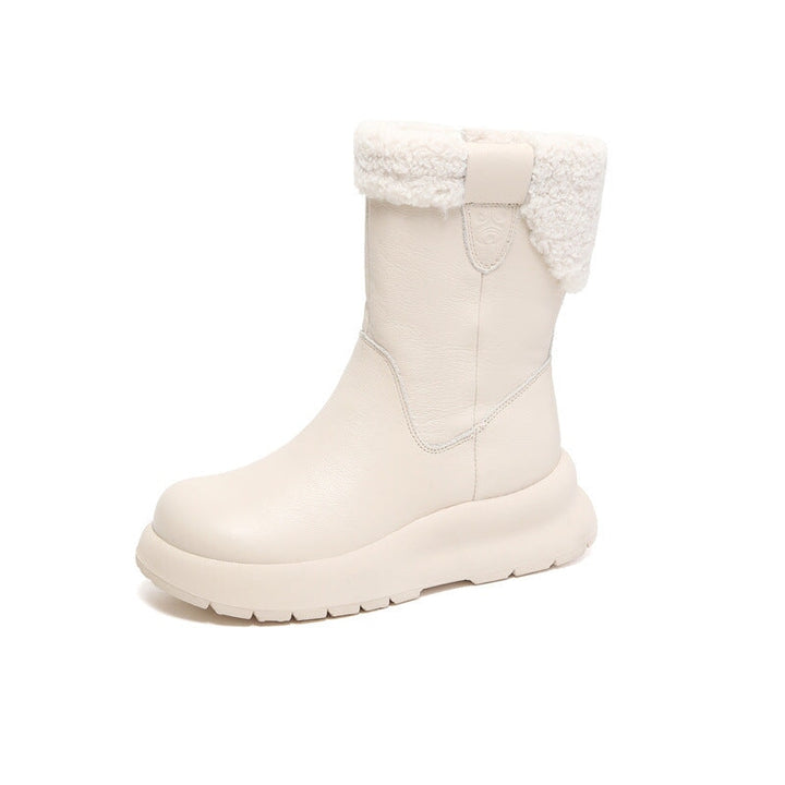dwarves2783-3 Boots 5.5 Beige Short Plush