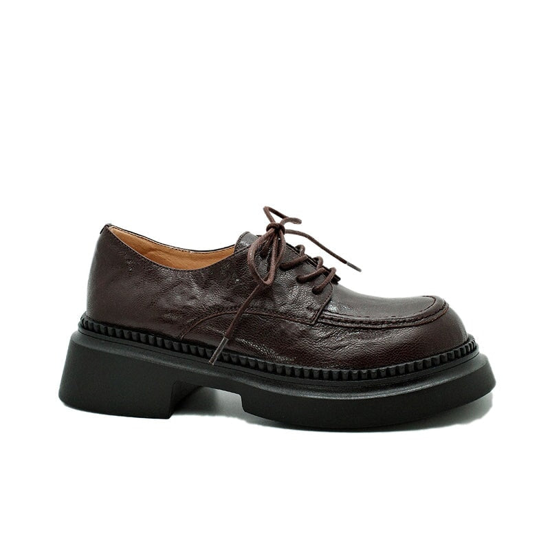 dwarves2803-1 Oxfords &amp; Tie 5 Brown