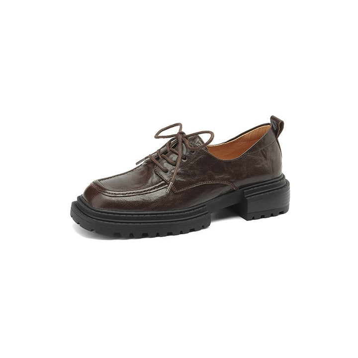 dwarves2804-1 Oxfords &amp; Tie 5 Brown