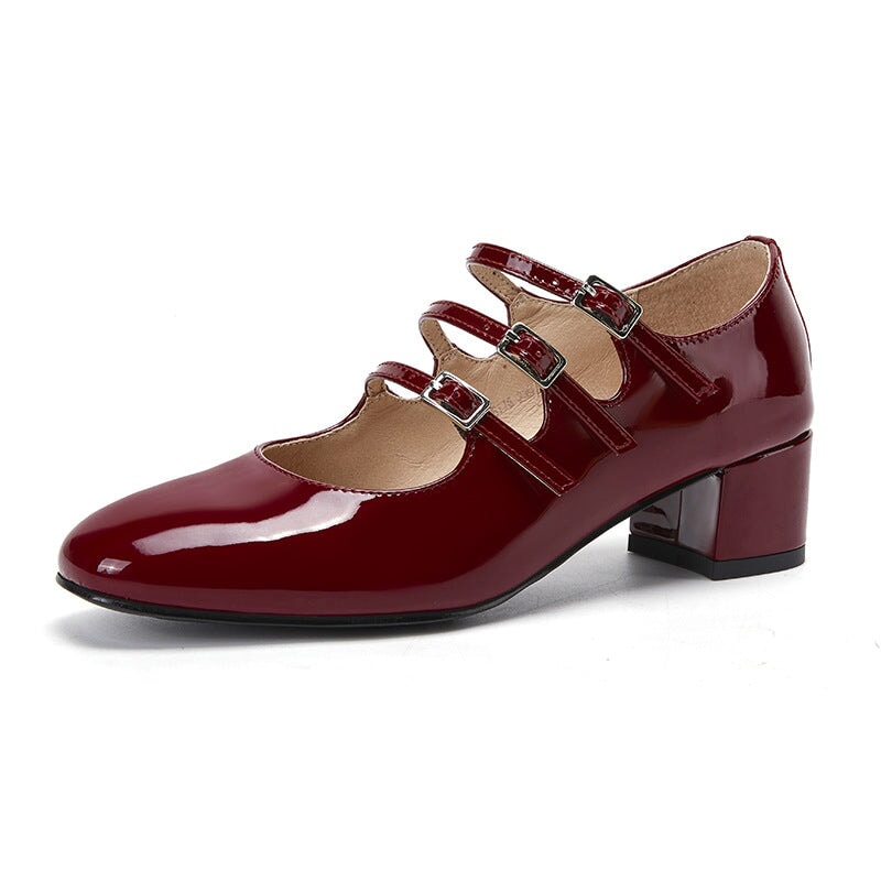 dwarves2807-2 mary jane 5 Wine Red
