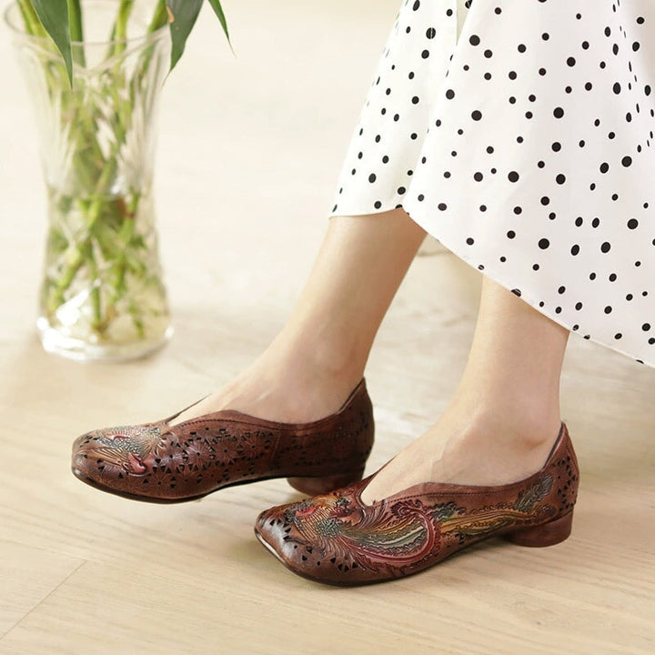dwarves281-2 Loafers 5.5 Coffee
