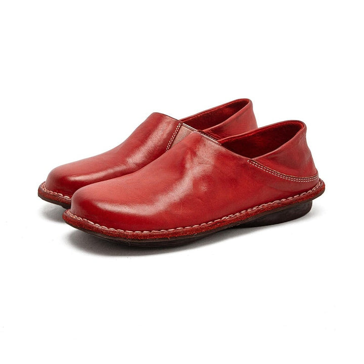 dwarves2831-1 Loafers 5.5 Red