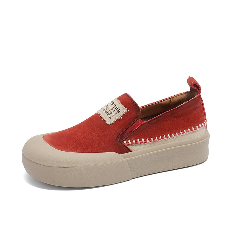 dwarves2844-1 loafers 5.5 Red