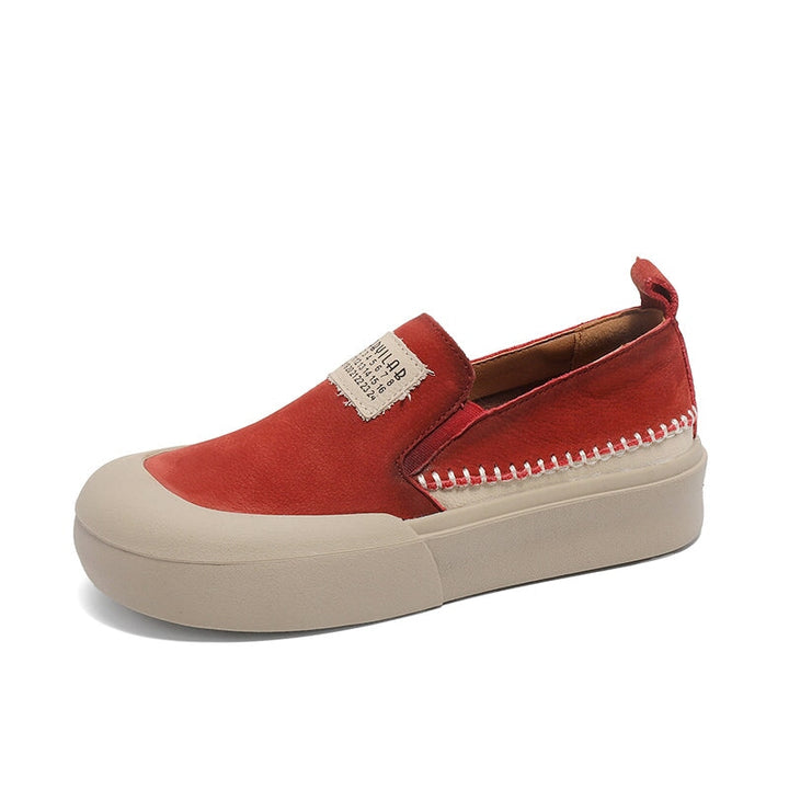dwarves2844-1 loafers 5.5 Red