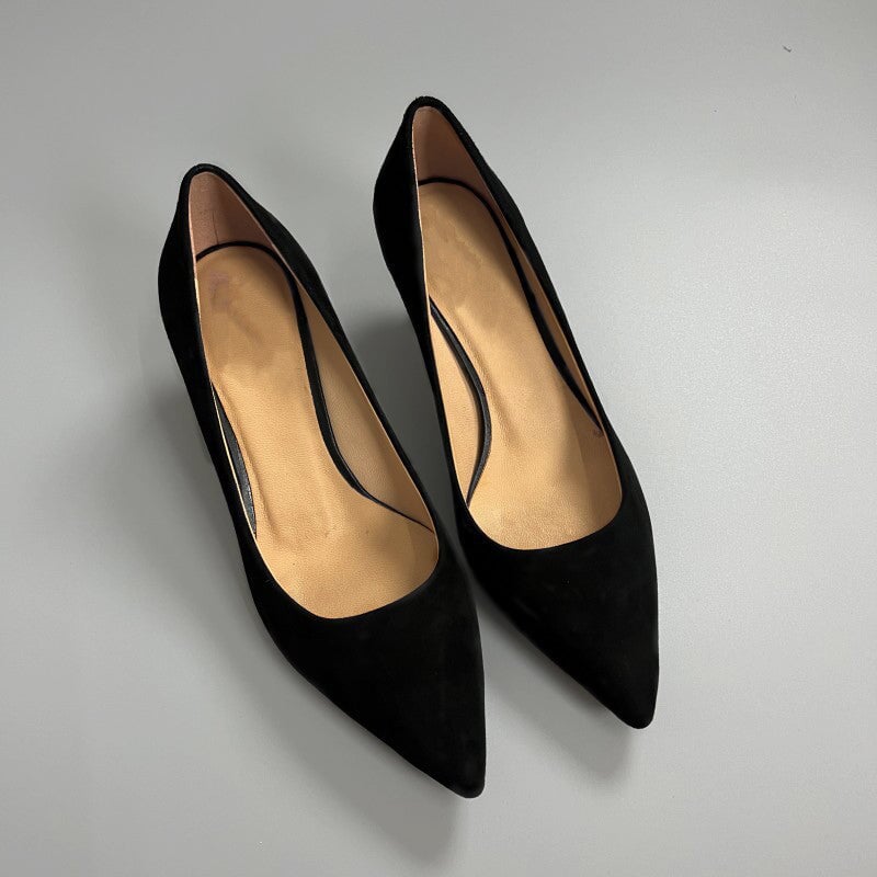 dwarves2850-8 pumps Suede Black 5.5