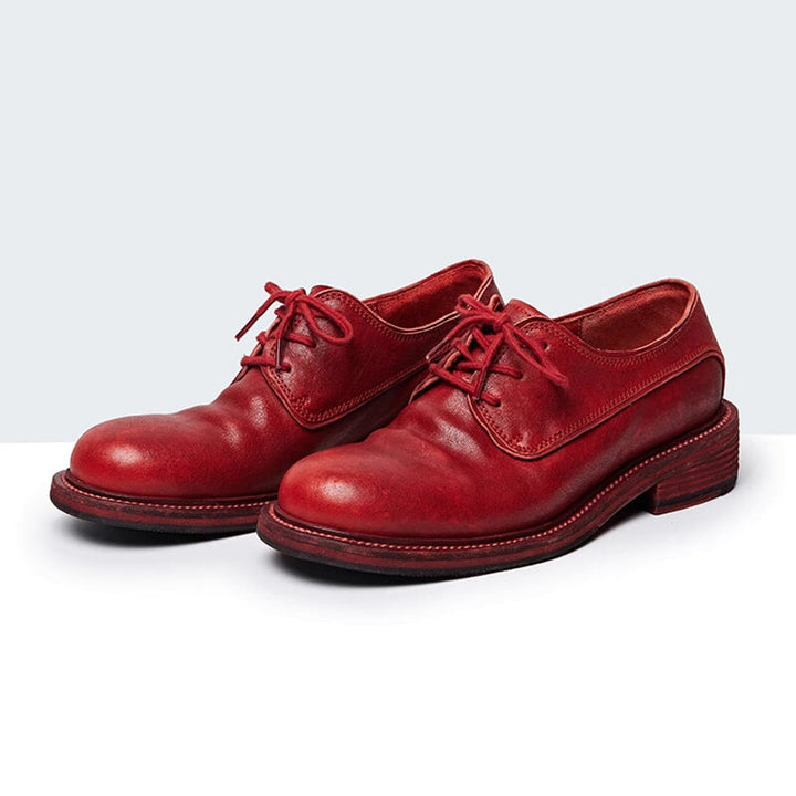 dwarves2852-2 Oxfords &amp; Tie 5.5 Red
