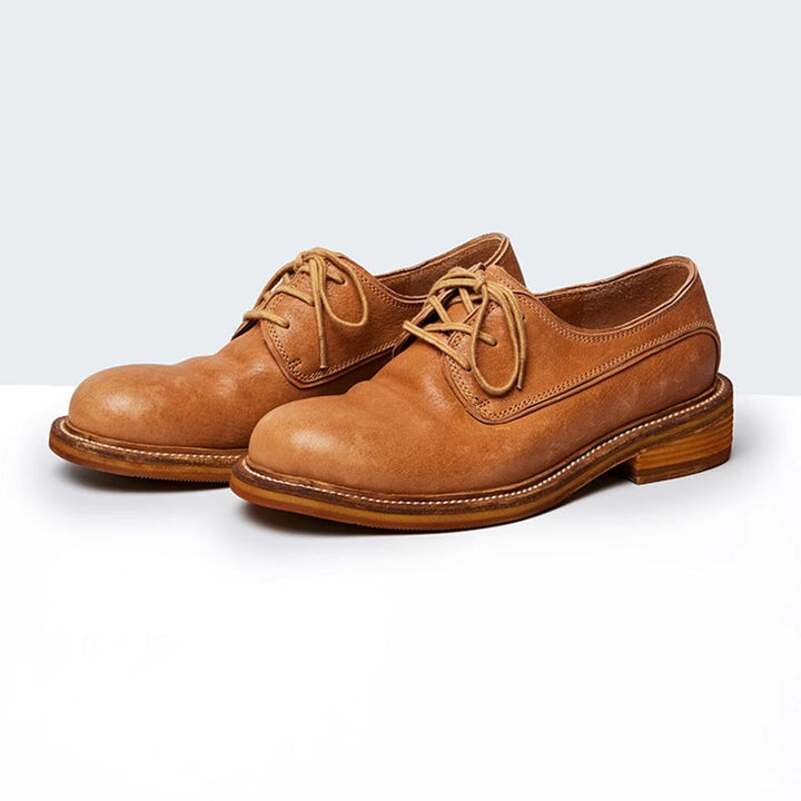 dwarves2852-3 Oxfords &amp; Tie 5.5 Apricot