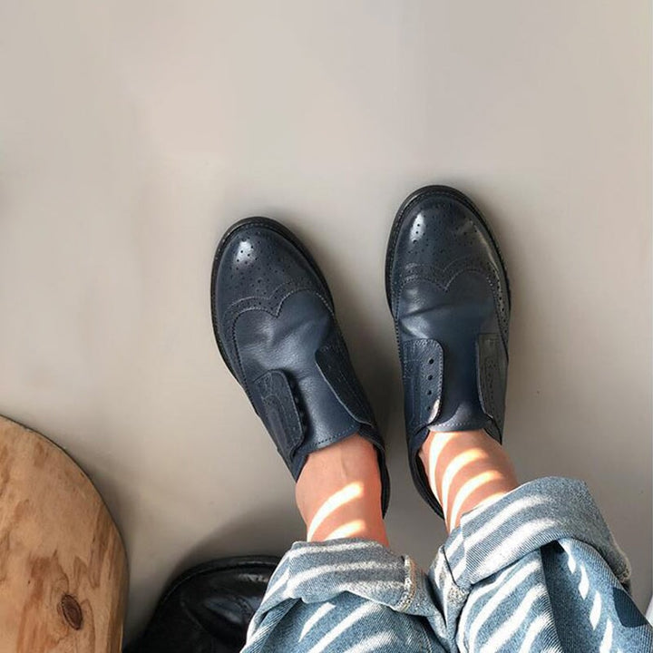 dwarves2860-3 Oxfords &amp; Tie 5.5 Blue