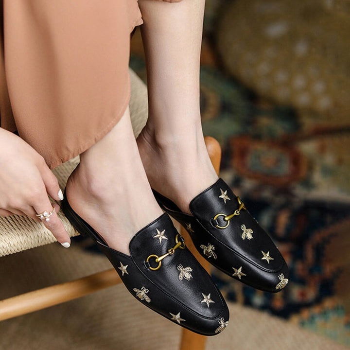dwarves2895-1 slippers 4.5 Black1