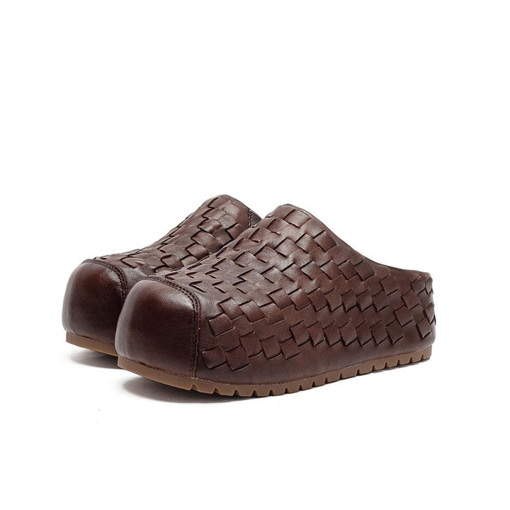 dwarves292-15 Slippers 5.5 Dark Brown