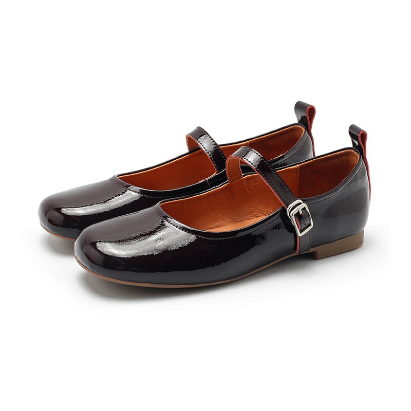 dwarves2920-3 Mary Jane 5.5 Wine Red