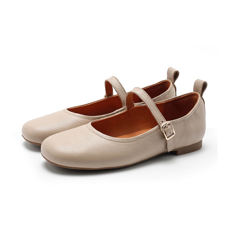 dwarves2921-1 Mary Jane 5.5 Beige