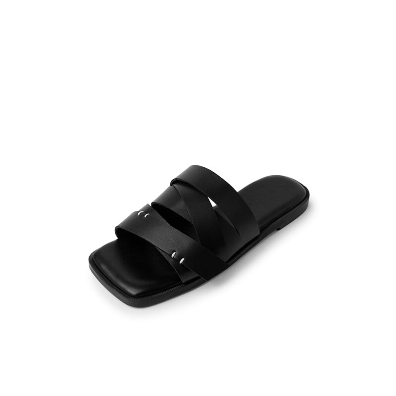 dwarves2974-1 Slippers 5.5 Black