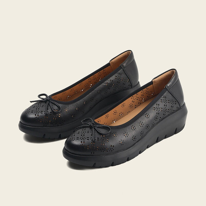 dwarves2978-6 Loafers 5.5 Cut Out Black