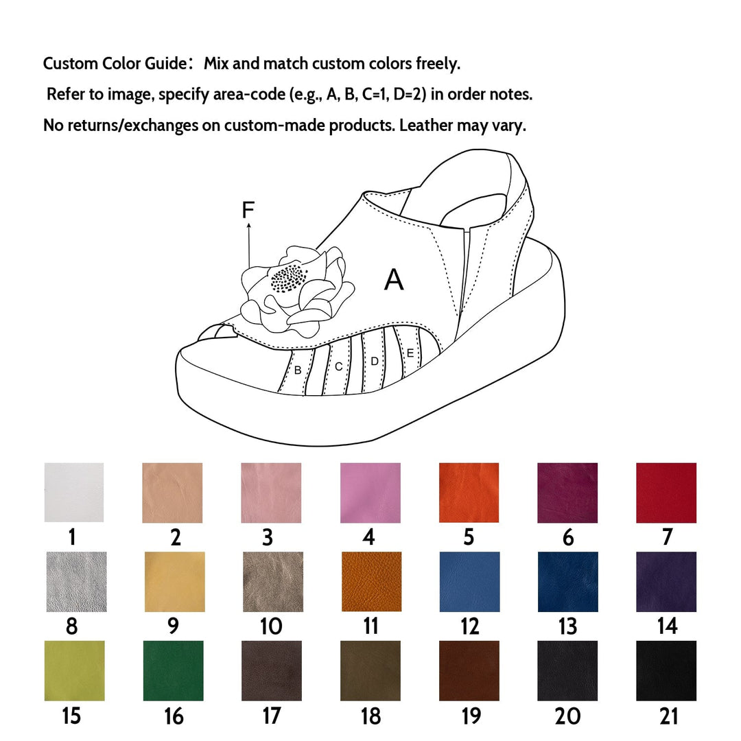 dwarves2988-50 Sandals 5 Custom Color