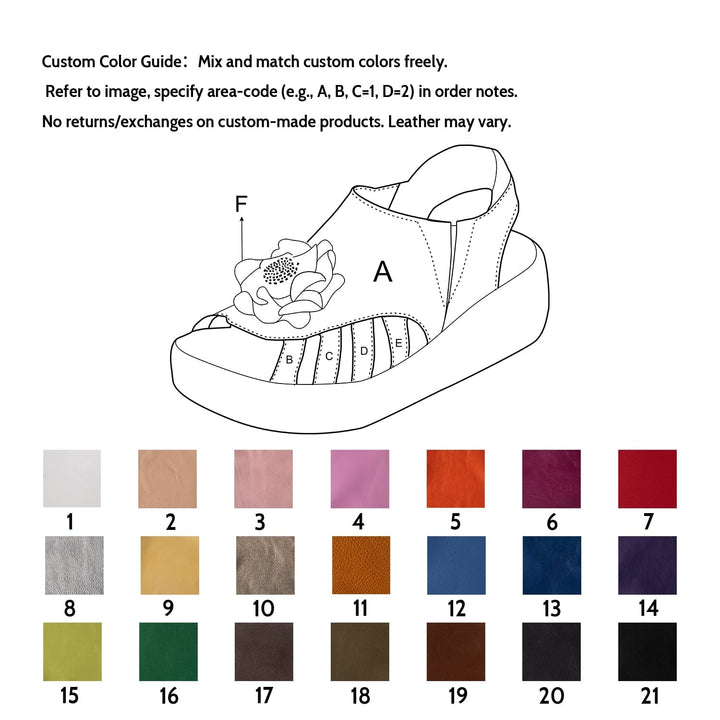 dwarves2988-50 Sandals 5 Custom Color