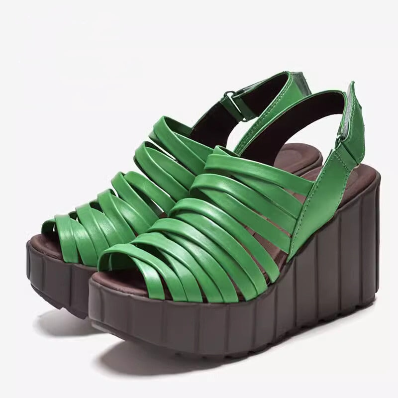 dwarves2990-3 Sandals 5 Green