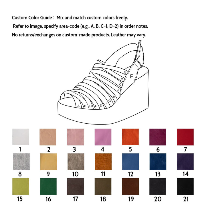 dwarves2990-50 Sandals 5 Custom Color
