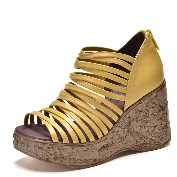 dwarves2992-1 Sandals 5 Yellow