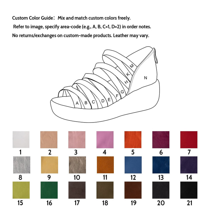 dwarves2994-50 Sandals 5 Custom Color