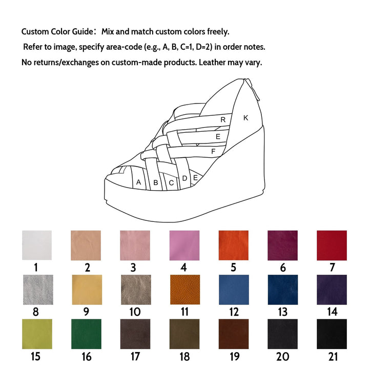 dwarves2995-50 Sandals 5 Custom Color