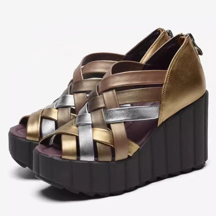 dwarves2995-9 Sandals 5 Golden