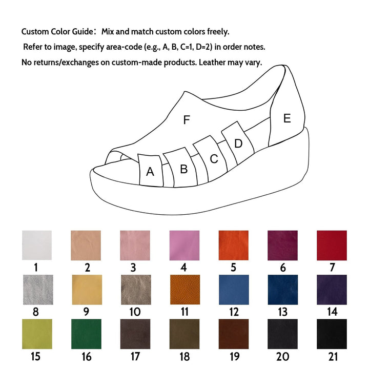 dwarves2996-50 Sandals 5 Custom Color