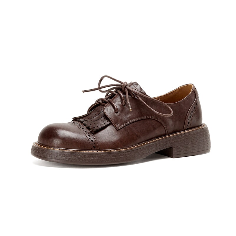 dwarves3022-2 Oxfords &amp; Tie 5 Brown