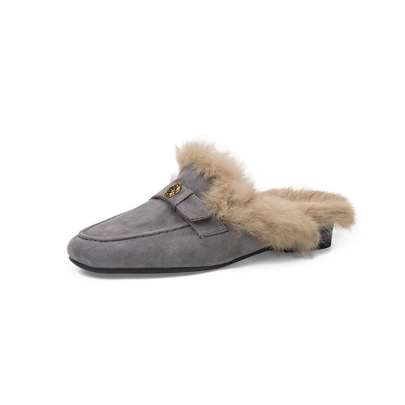 dwarves3025-3 Slippers 5.5 Grey