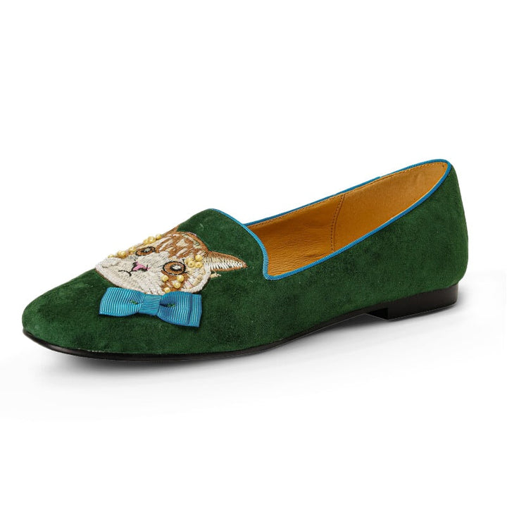 dwarves3039-1 Loafers 5 Green