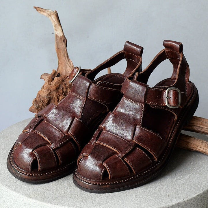 dwarves3041-1 Sandals 5.5 Coffee