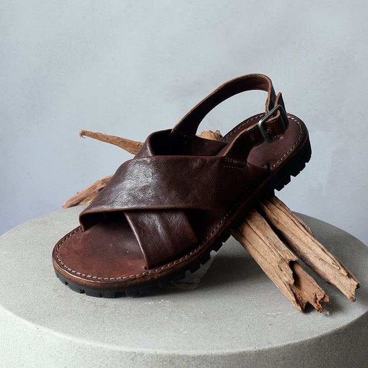 dwarves3042-1 Sandals 5.5 Coffee